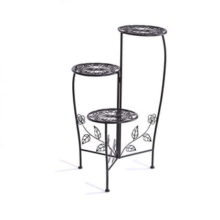 Plant Stand Outdoor Indoor Flower Pots Black-1831592920948543489