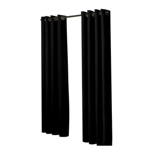 2x Blockout Curtains Panels 3 Layers Black-1831592994051067905