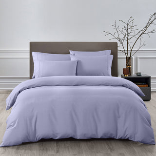 Royal Comfort Bamboo Cooling 2000TC Quilt Cover Set - King-Lilac Grey-1833647251596120064