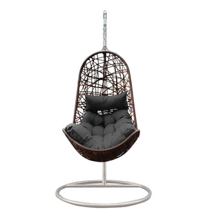 Arcadia Furniture Egg Chair - Oatmeal and Grey-1833647288883482627