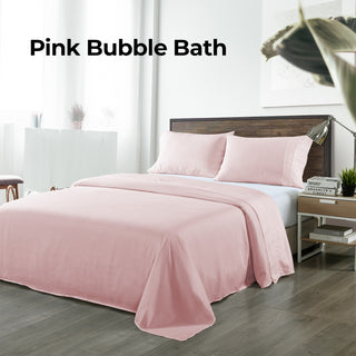 Royal Comfort Blended Bamboo Sheet Set Bubble Bath - King-1833647279983169540