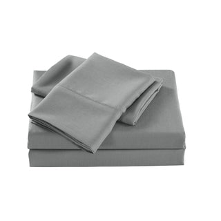 Royal Comfort Bamboo Cooling 2000TC Sheet Set King - Mid Grey-1833647281463758850