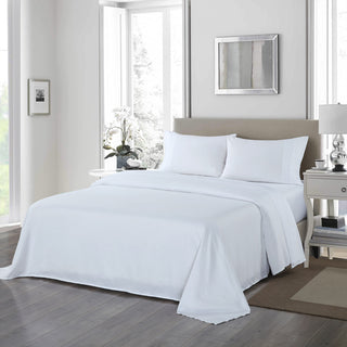 Royal Comfort 1200TC Ultrasoft 4 Piece Sheet Set - Queen - White-1833647262018965504