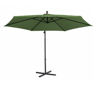 Milano Outdoor - Outdoor 3 Meter Hanging and Folding Umbrella - Green-1833647288329834499