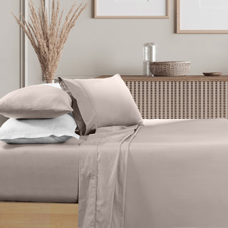 Renee Taylor 1500 Thread Count Cotton Blend Sheet Set - King - Stone-1833647274295693313