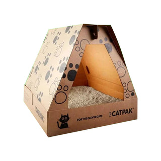 Portable Cat LItter Box 2x 3L Cat Litter 6Ltr With Box-1848848594103308288