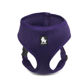 Dog Harness with Steel D Ring - Purple, L-1831155621999808512