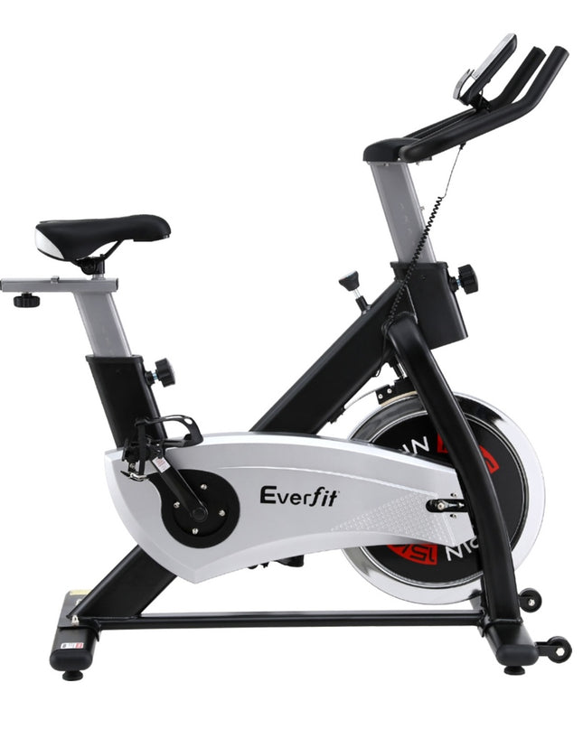 15kg Flywheel Spin Bike Everfit Exercise Bike Home Gym Fitness 120KG Capacity