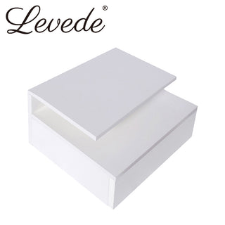 Levede 2x Bedside Tables Side Table White-1831592663078539264