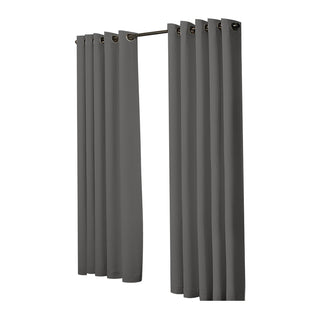 2x Blockout Curtains Panels 3 Layers Charcoal-1848848594669539329