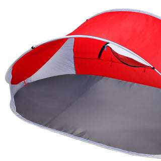 Mountview Pop Up Tent Camping Beach Red-1829372422516772867