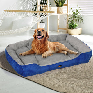 PaWz Pet Bed Dog Beds Bedding Mattress XL Navy X-Large-1864184469280395270