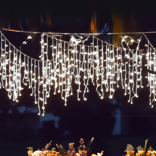 Curtain Fairy String Lights Wedding Cool White 300 LED-1848848561316433926