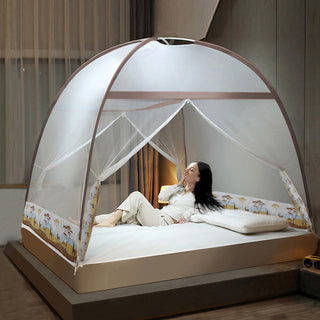 Dreamz Mosquito Bed Nets Foldable Canopy Queen-1848848553187872774