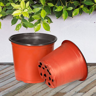 Lambu 100x Plastic Plant Pots Bulk Flowers X-Large-1831592891332562950