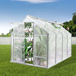 Lambu Greenhouse Aluminium Walk In Green-1831592474796232710