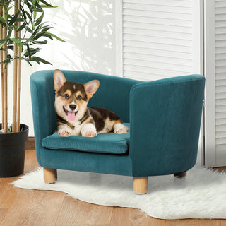 PaWz Pet Sofa Bed Dog Warm Soft Lounge Blue-1831593122178666502