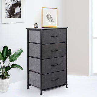 Levede Storage Cabinet Tower Chest Dark Grey-1831592757311967238