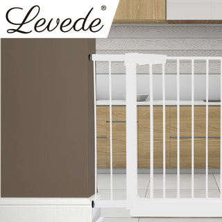 Levede Baby Safety Gate Adjustable Pet White 10cm Extension-1831593076611747846