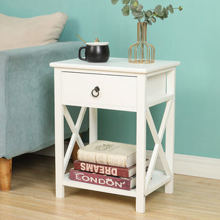 Levede 2x Bedside Tables Drawers Side-1843791418267668486