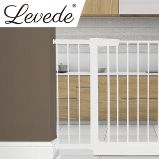 Levede Baby Safety Gate Adjustable Pet White 20cm Extension-1831593070571950086