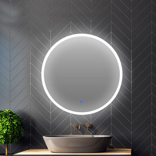 EMITTO LED Wall Mirror Round Anti-fog 60CM-1843791410692755462