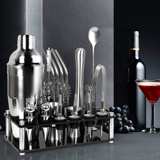 Cocktail Shaker Set Stainless Steel-1843791317361102854