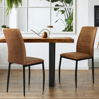 Levede 2x Dining Chairs Leathaire Kitchen-1831592656053080070