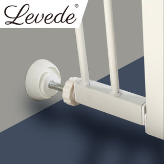 Levede Baby Safety Gate Wall Bumper White-1831593073914810374