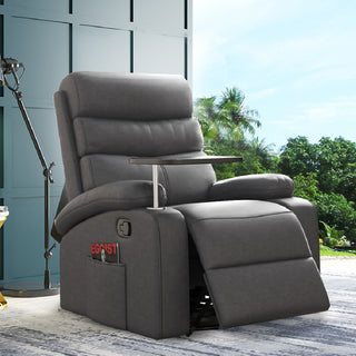 Levede Massage Chair Recliner Chairs Grey-1848848505939038214