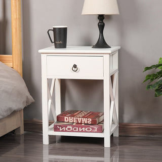 Levede 2x Bedside Tables Drawers Side-1843791418267668487