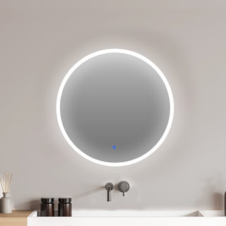 EMITTO LED Wall Mirror Round Anti-fog 60CM-1843791410692755463