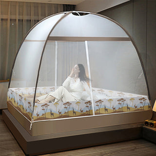 Dreamz Mosquito Bed Nets Foldable Canopy Queen-1848848553187872775