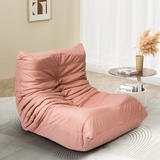 Levede Accent Sofa Floor Chair Caterpillar Pink-1831592529162801158