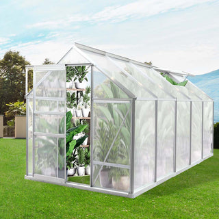 Lambu Greenhouse Aluminium Walk In Green-1831592470841004039