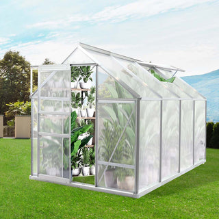 Lambu Greenhouse Aluminium Walk In Green-1831592474796232711