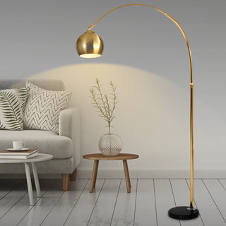 EMITTO Modern LED Floor Lamp Stand Reading Gold-1848848547663974407