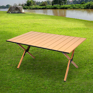 Levede Folding Camping Table Portable Oak-1831592779910877191