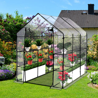 Levede Greenhouse Walk In 3 Tier Garden-1831592587077750790