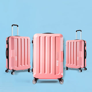 Slimbridge 20"24"28" 3PC Luggage Sets Rose Gold-1848848542265905159