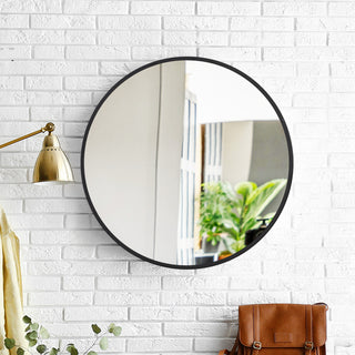 Wall Mirror Round Shaped Bathroom Makeup X-Large-1848848591746109447