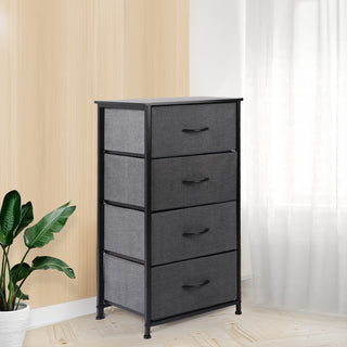 Levede Storage Cabinet Tower Chest Dark Grey-1831592757311967239