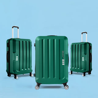 Slimbridge 20"24"28" 3PC Luggage Sets Green-1848848542127493125