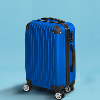 Slimbridge 28" Travel Luggage Suitcase Blue-1829372069977133063