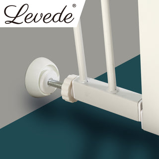 Levede Baby Safety Gate Wall Bumper White-1831593073914810375