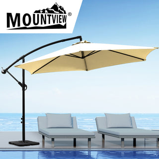 Mountview 3M Outdoor Umbrella Cantilever Grey-1843791319483420679