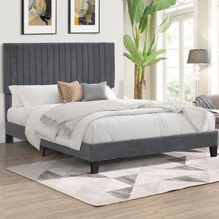 Levede Bed Frame Queen Size Mattress Grey-1848848588176756743