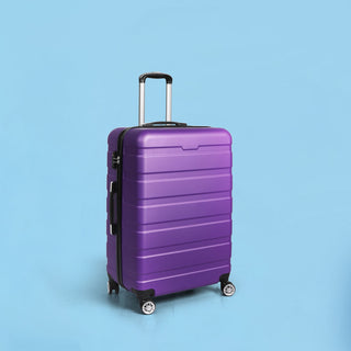 Slimbridge 24" Luggage Case Suitcase Purple 24 inch-1848848545508102151