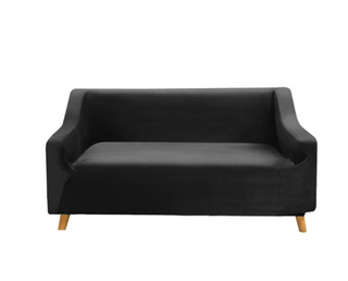 Marlow Sofa Covers 2 Seater High Stretch Black