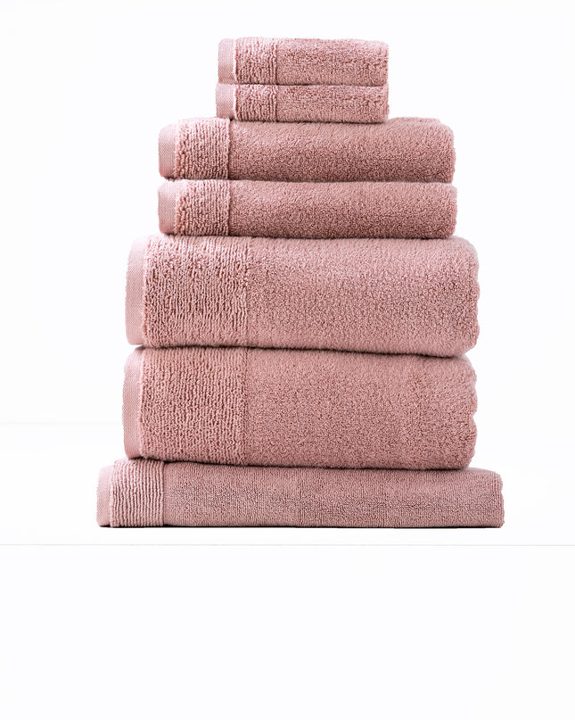 Aireys 650 GSM Zero Twist 7 Piece Cherwood Bath Towel by Renee Taylor